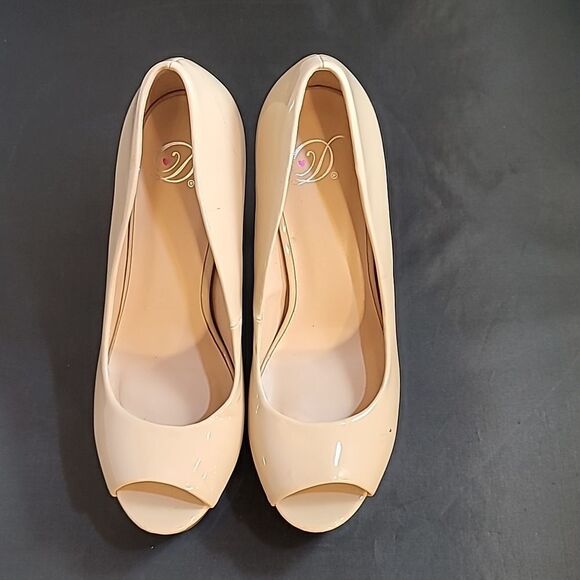 DELICIOUS PEEP TOE HIGH HEEL STILETTOS PLATFORM SHOE - Picture 2 of 16